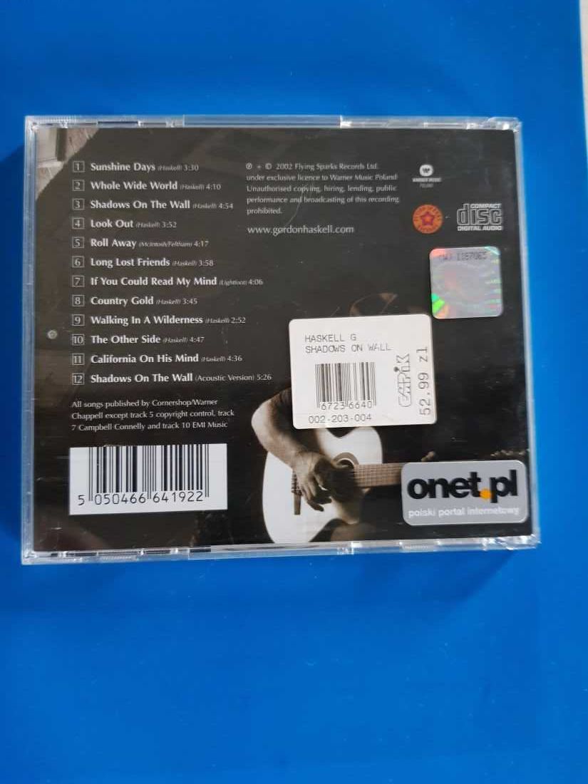 Gordon Haskell – Shadows On The Wall płyta cd