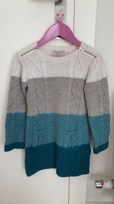 Vestido Mayoral jeans malha, para 4 anos