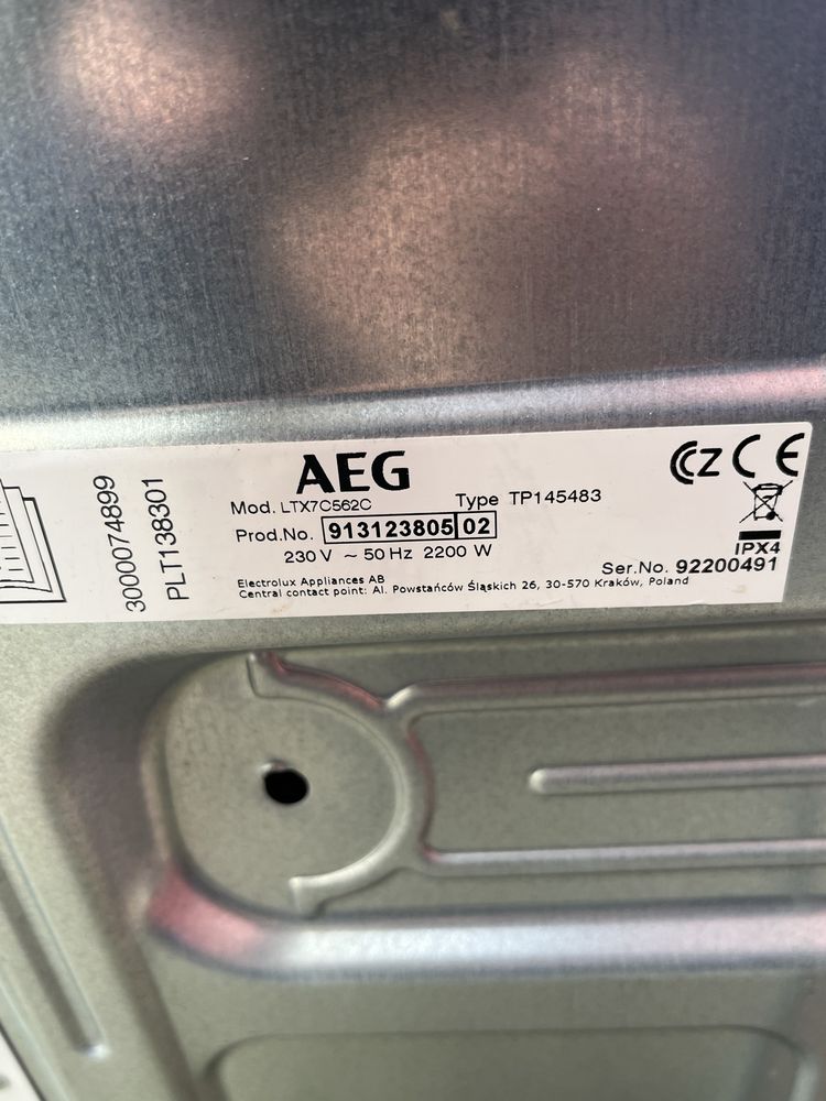 Вертикальна пральна машина AEG LTX7C562C