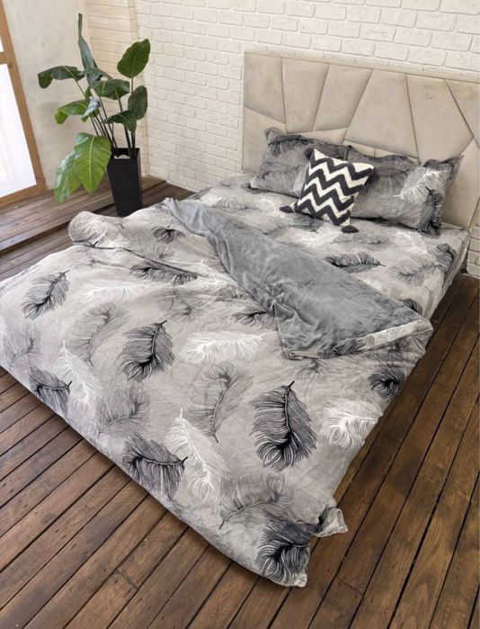 Топ продажів! Постельное белье велюрова плюшева постільна білизна