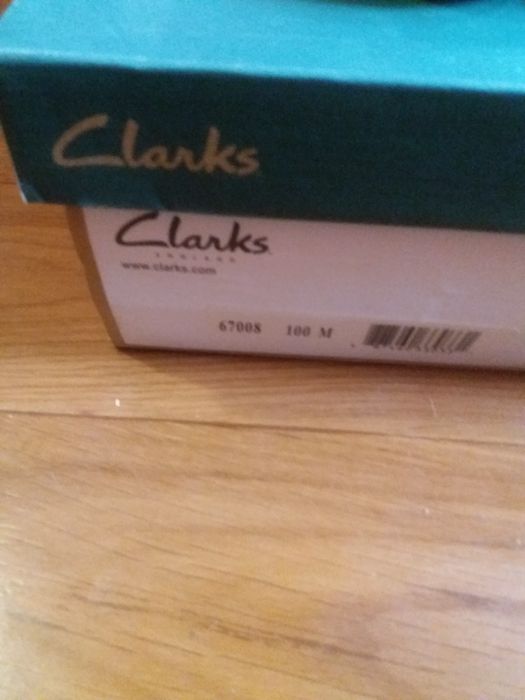 Женские полусапожки Clarks р41 кожанные
