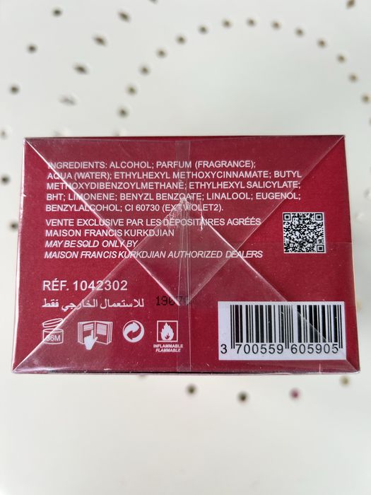 Perfum Baccarat Rouge 540 Maison Francis Kurkdjian 70 ml