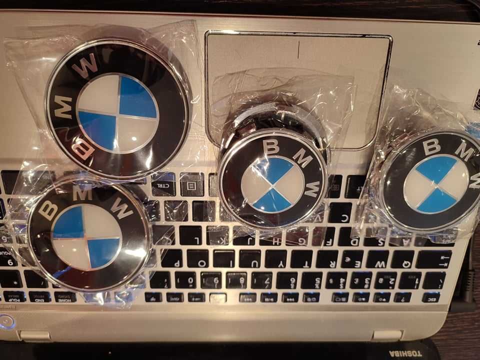 Conjunto de 7 emblemas/emblemas BMW