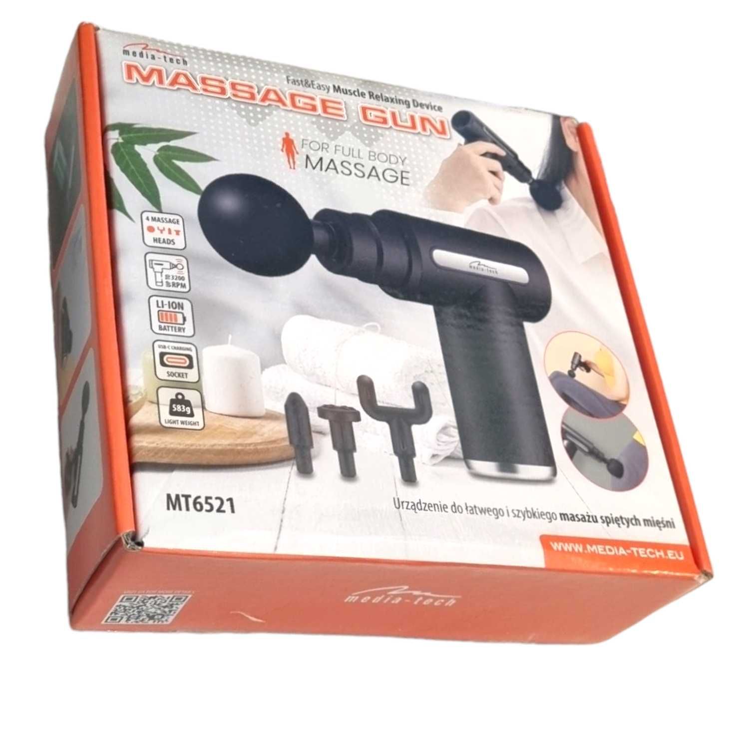 Media-Tech Pistolet do masażu MASSAGE GUN MT6521