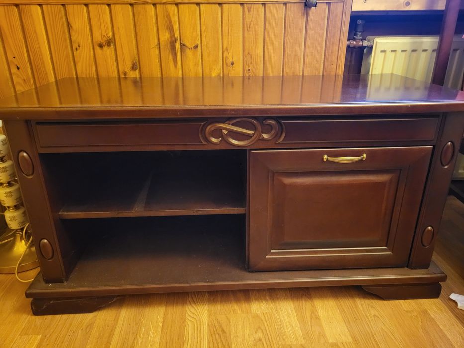 Meble kompletny salon stół krzesła komody ława