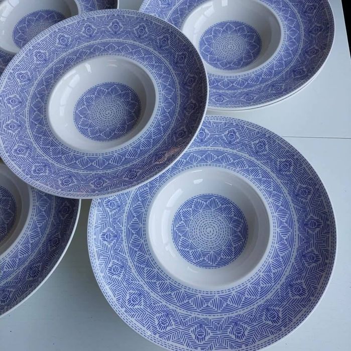 Talerz, misa do makaronu Villeroy & Boch z serii Algo Blue kolekcja