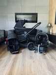 Wózek 3w1+Baza Isofix Quinny Moodd Black Deviation