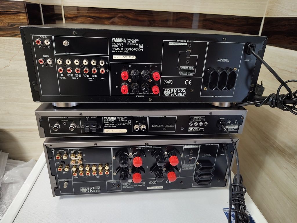 Yamaha TX 950 tuner Yamaha wzmacniacz AX-892 AX-492