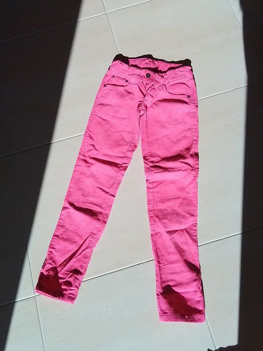 Calça bombazine rosa criança