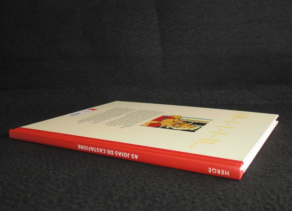 Livro BD As Jóias de Castafiori Tintin Edição comemorativa dos 60 anos