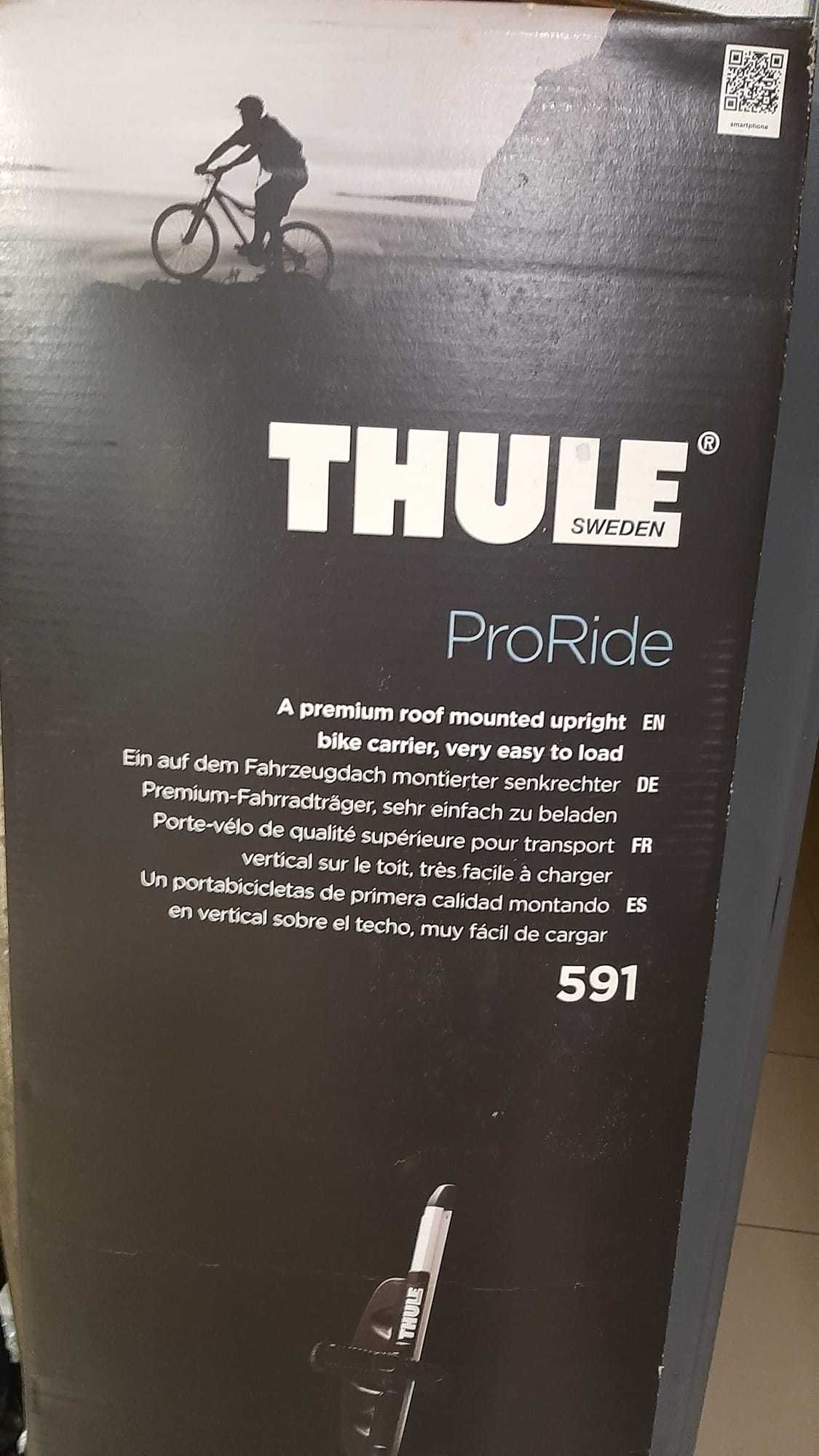 Kit fixação de bicicleta tejadilho - NOVO - Modelo: Thule ProRide 591
