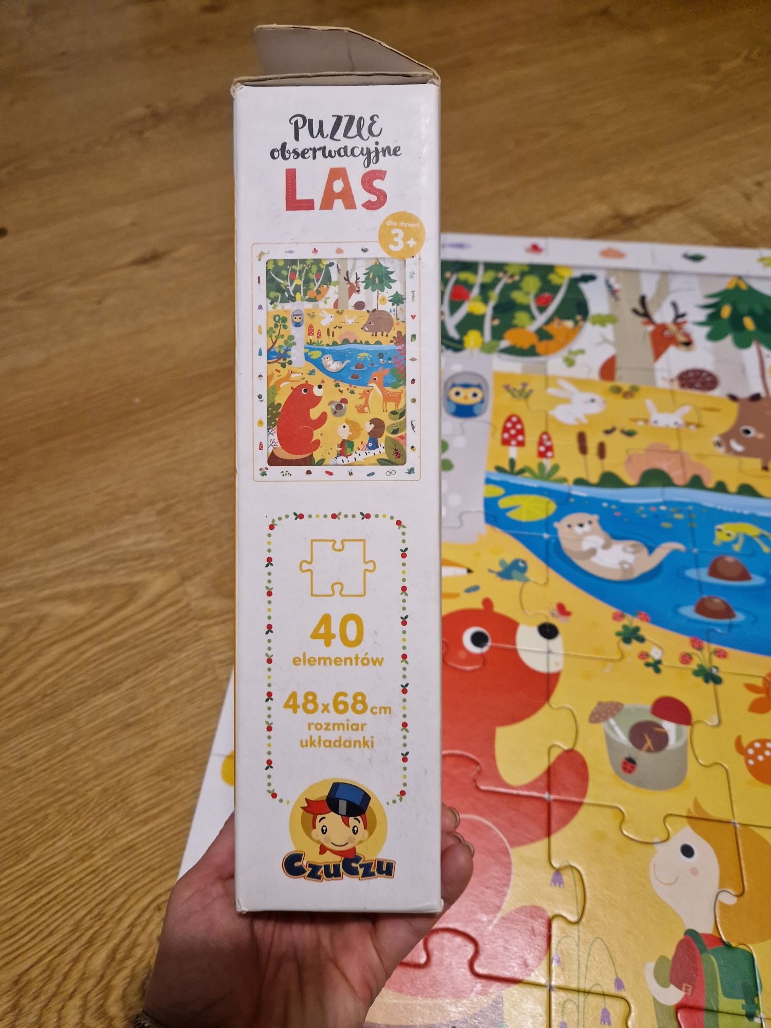 Puzzle pociąg czuczu 20 elementów 3+