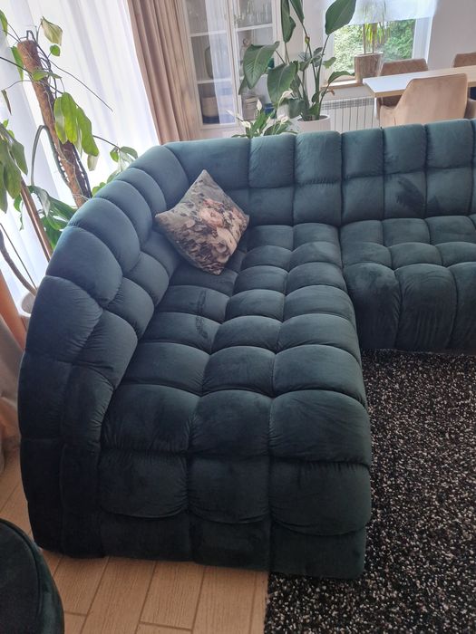 WERSAL narożnik Gappa, Liquid butelkowa zieleń