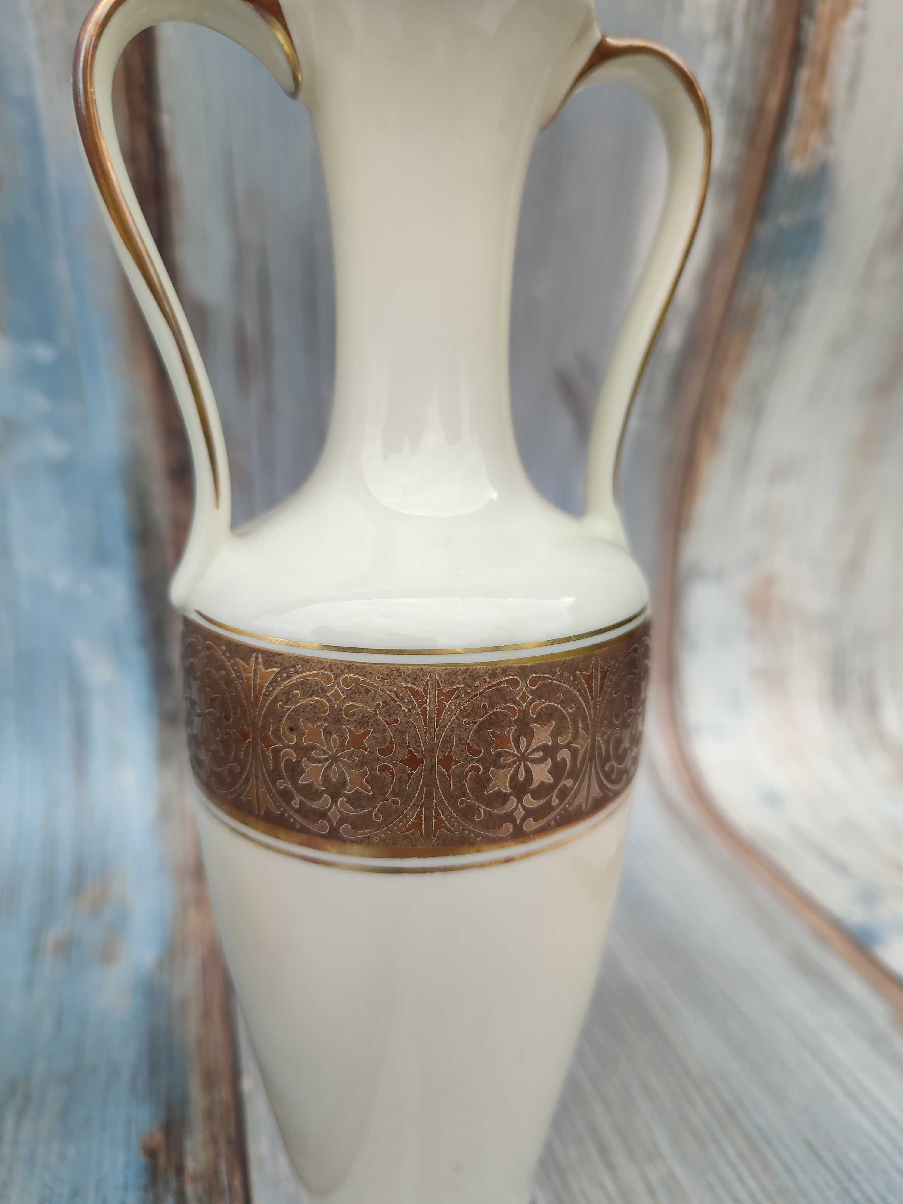 Porcelanowe Wazony Royal - złoty Ornament -Vintage