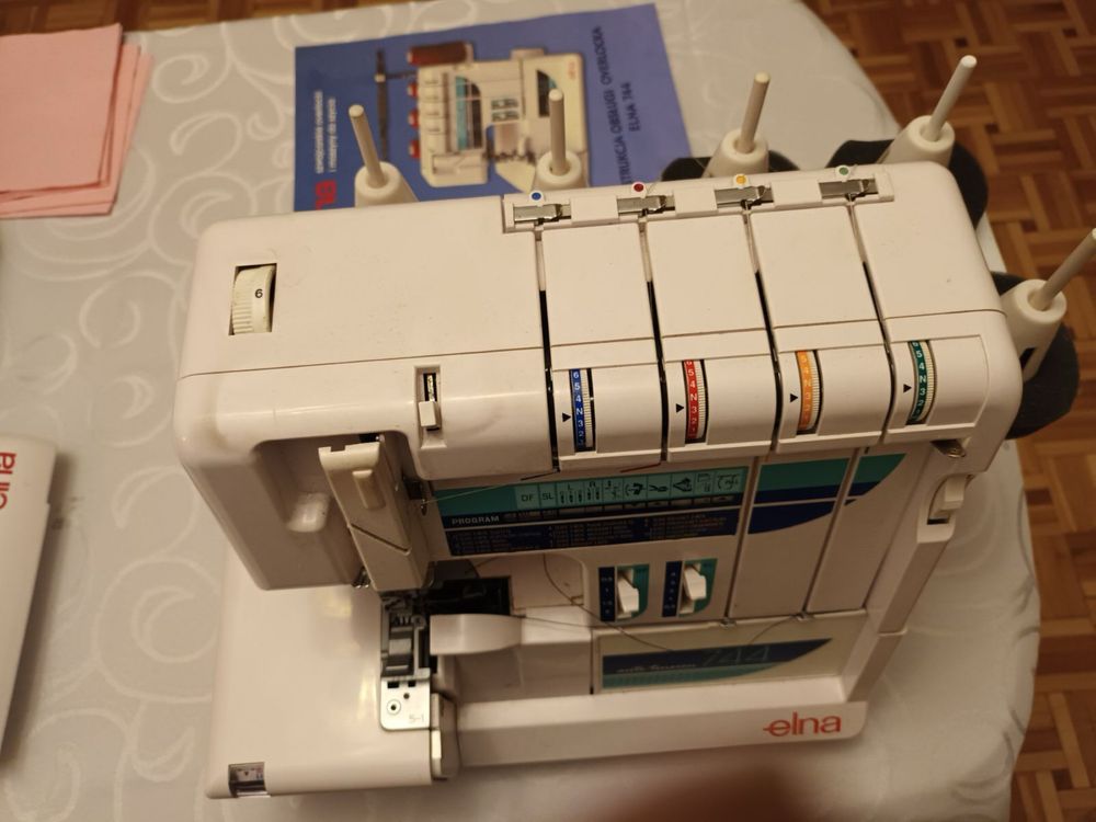 Maszyna do szycia elna 744 overlock