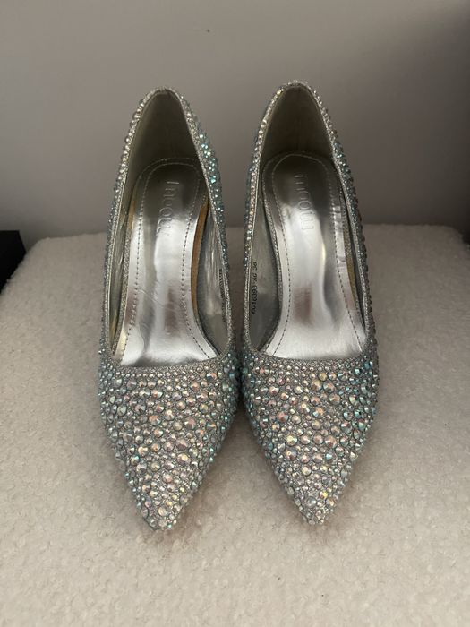 Buty szpilki cyrkonie
