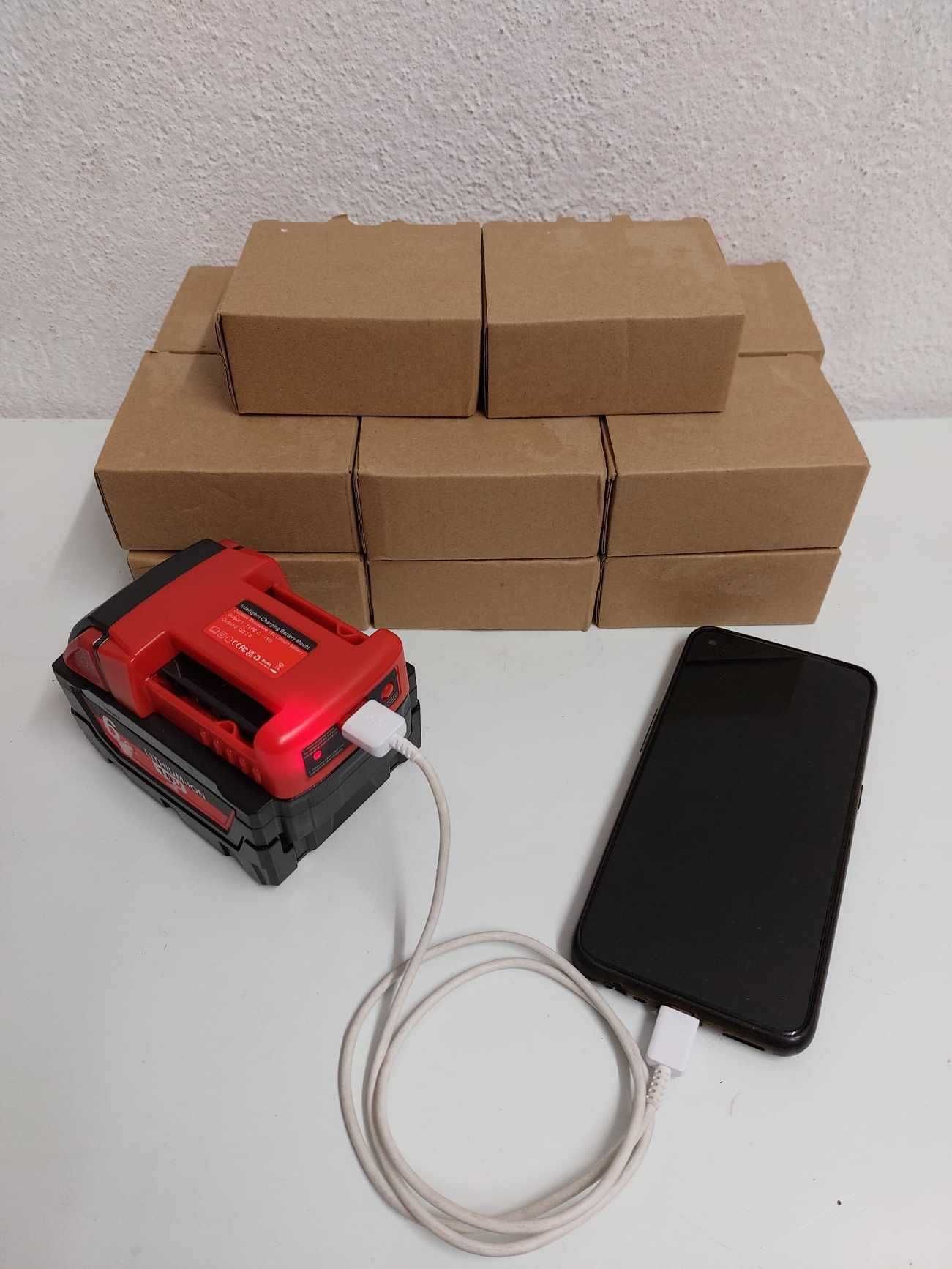 Adapter ładowarka USB USB-C na baterie MILWAUKEE M18