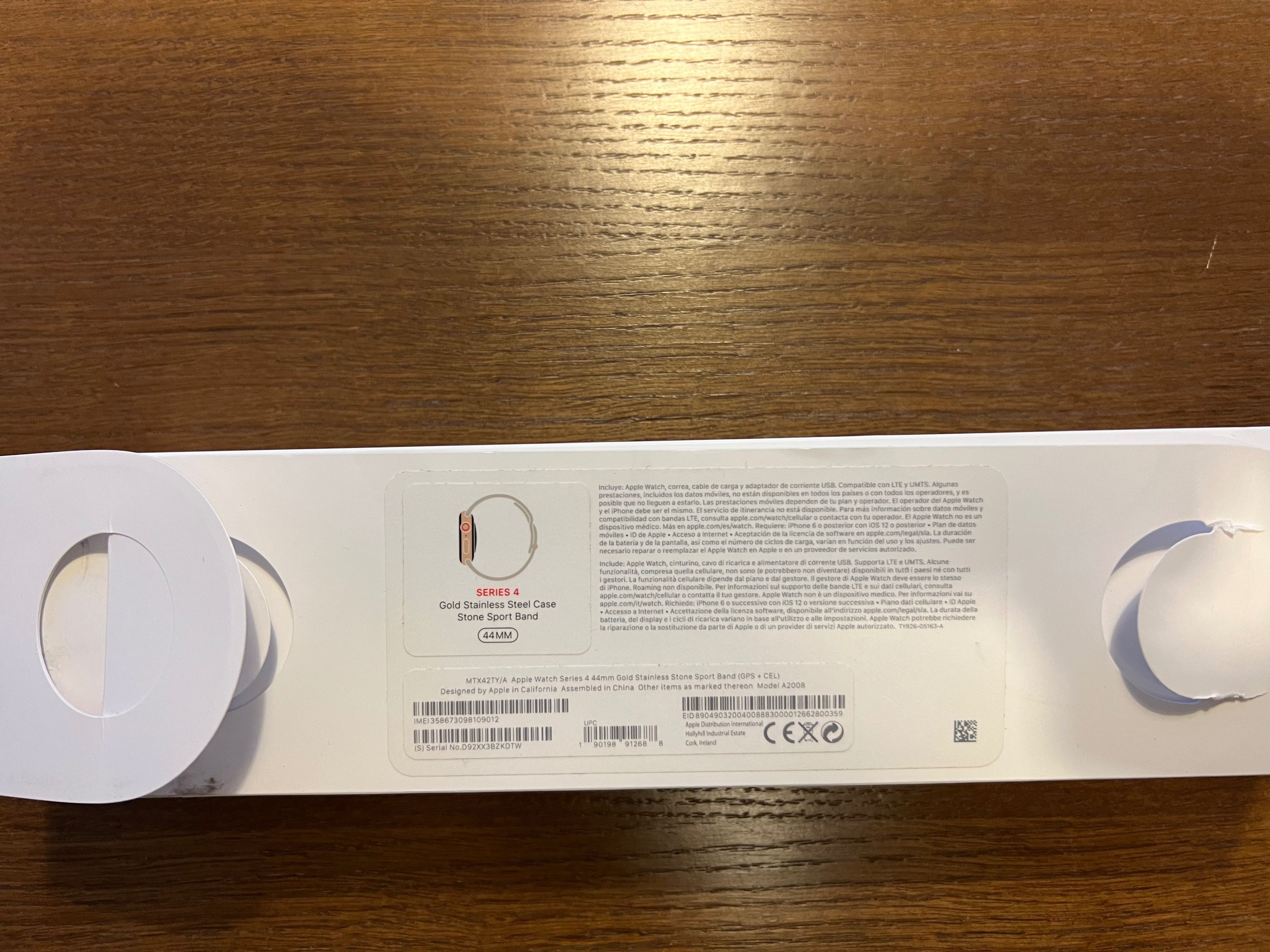 Apple Watch Series 4 44mm Gold Stainless Steel LTE