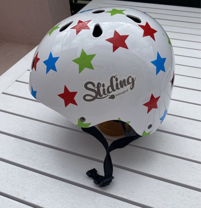 Caparece de bicicleta para crianca