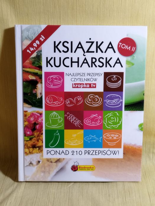 Książka "Przepisy kulinarne Biedronki"/ 3 szt