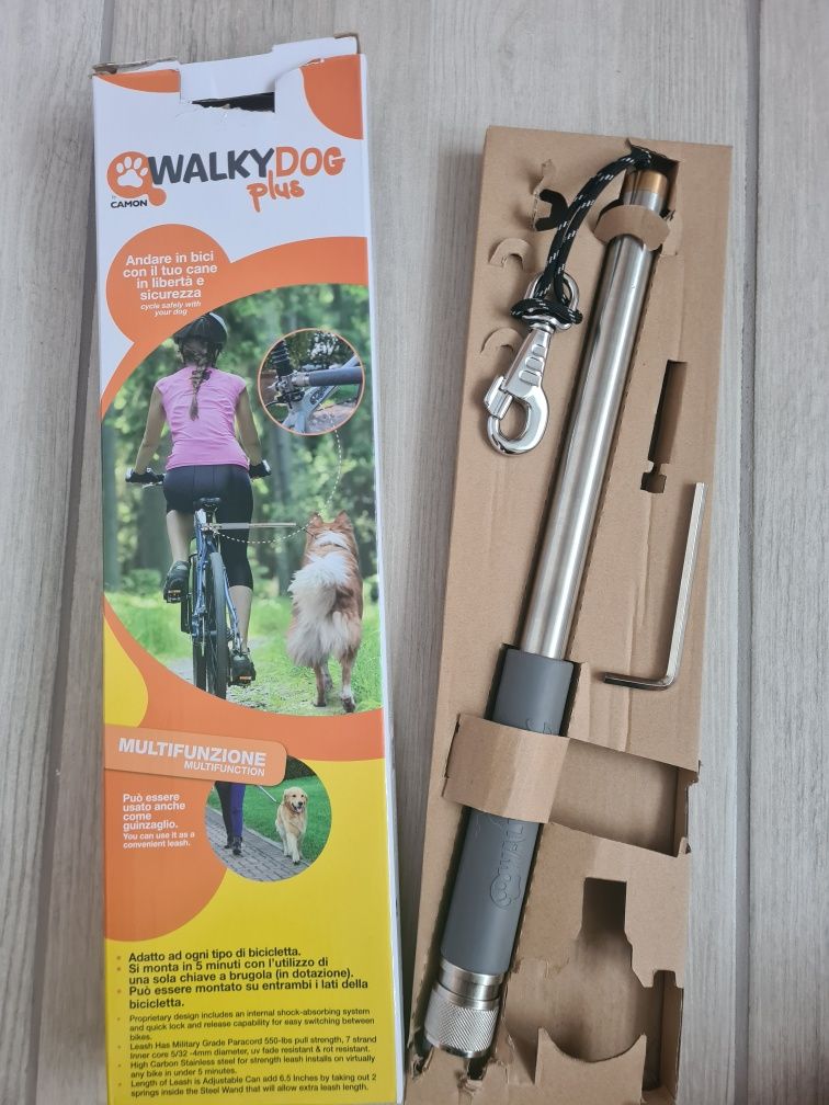 WalkyDog Plus Smycz na rower przewód 30 m
