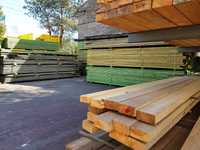 Drewno budowlane Łaty 4x5 Kontrłaty 2,5x5 Deska okapowa 3,2x16