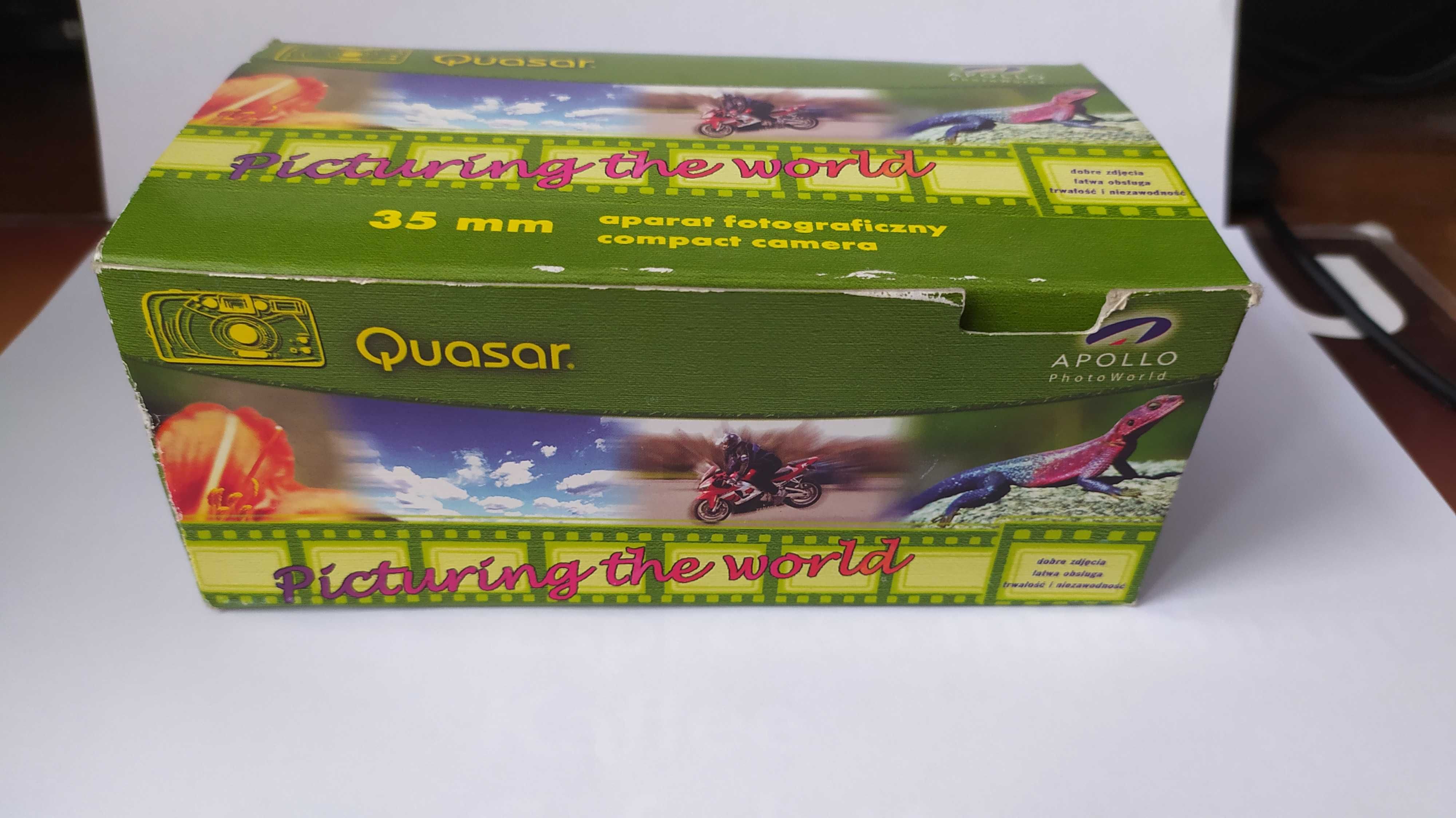 Aparat fotograficzny marki Quasar Elite AutoFlash/DX dla kolekcjonera
