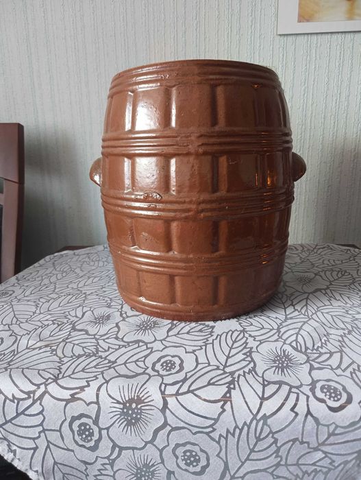 Garnek kamienny 20L Bolesławiec beczka do kiszenia