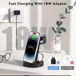 Bezprzewodowa ładowarka indukcyjna 3w1 do Apple iwatch iphone airpods