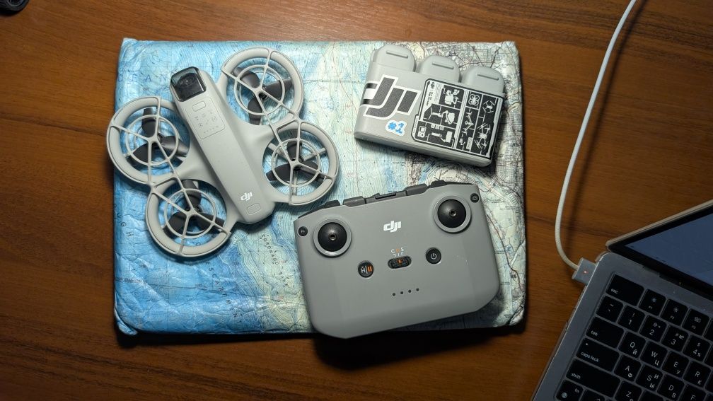 DJI Neo Fly more combo kit (дрон донор+пульт+3 батареї+зарядний пристр