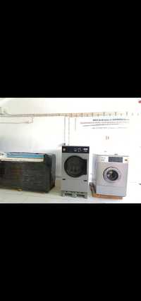 Máquina de lavar e secar roupa industrial ocasião Self-service