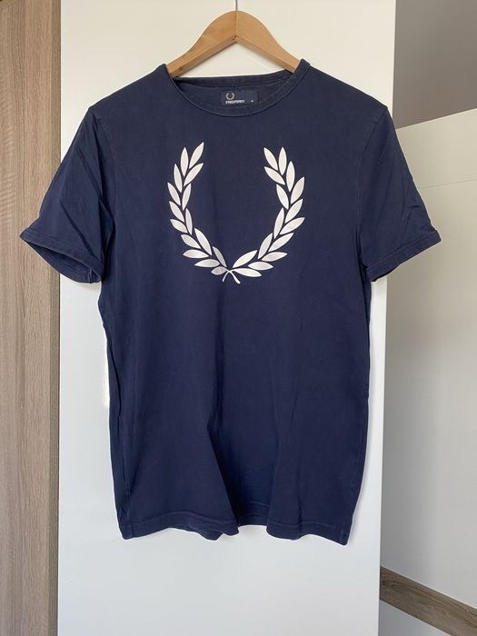 Bawełniany t-shirt z nadrukiem Fred Perry