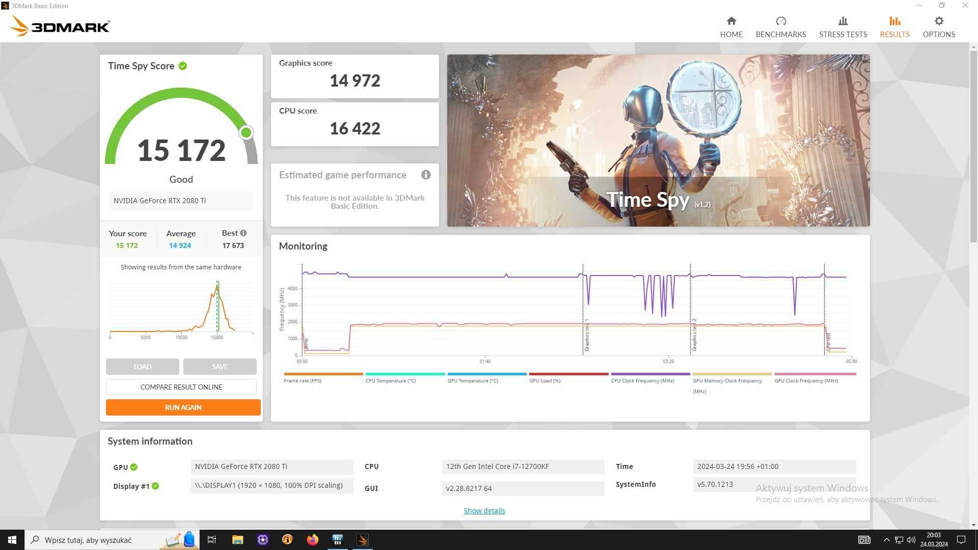 RTX 2080 TI Palit + Blok Wodny kryographics NEXT RTX 2080 Ti / Titan