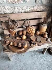 Frutas em madeira
