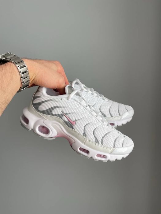 !SALE! Nike Air Max TN Plus White Grey Pink 36 37 38 39 40