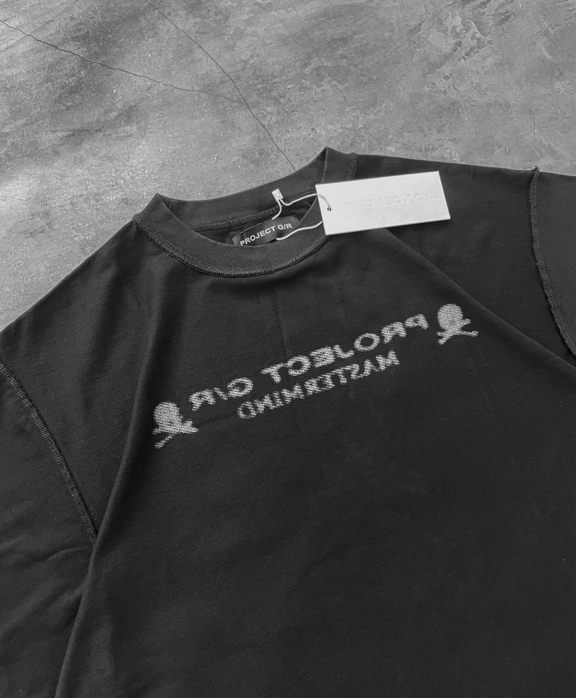 Футболка Project G/R MASTERMIND чорного кольору