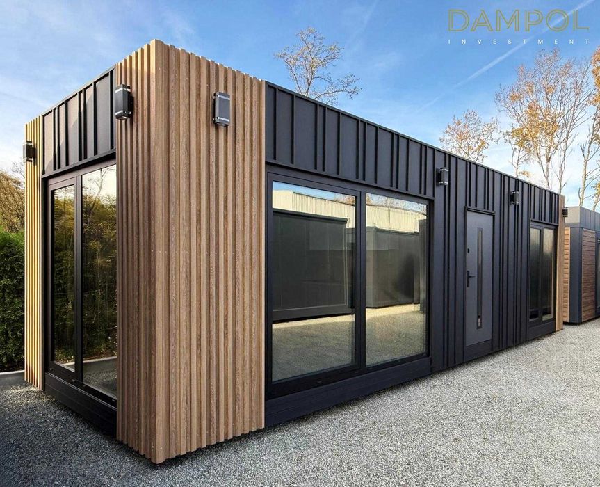 Od ręki! Pawilon DAMPOL 1000x300 Dom 30 m^2 gotowy do zamieszkania!