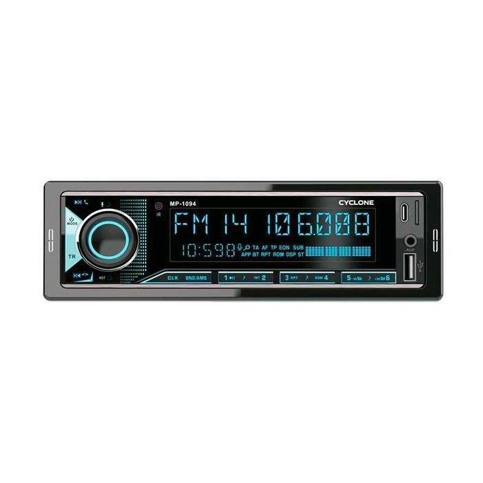 Автомагнитола 1DIN MP-1094 Bluetooth, 4/50W, 6/RCA, гарантия 12мес
