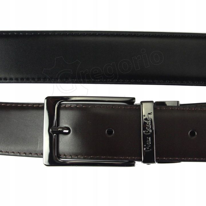 Dwustronny Pasek Męski Pierre Cardin Skóra 120cm