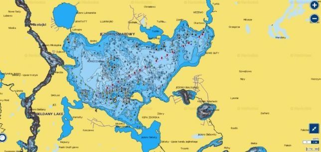 Mapa Bałtyku, Rugia, Polska, Szwecja, itd. Navionics+ NAEU644L