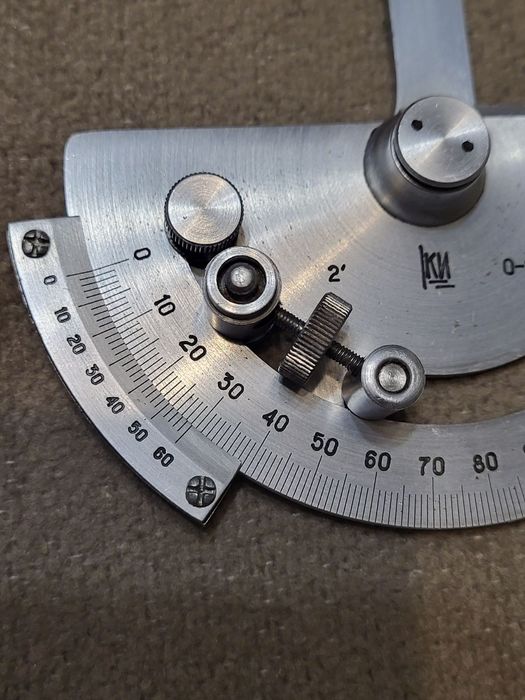 Кутомір з ноніусом типу 1-5 механічний угломер механический с нониусом