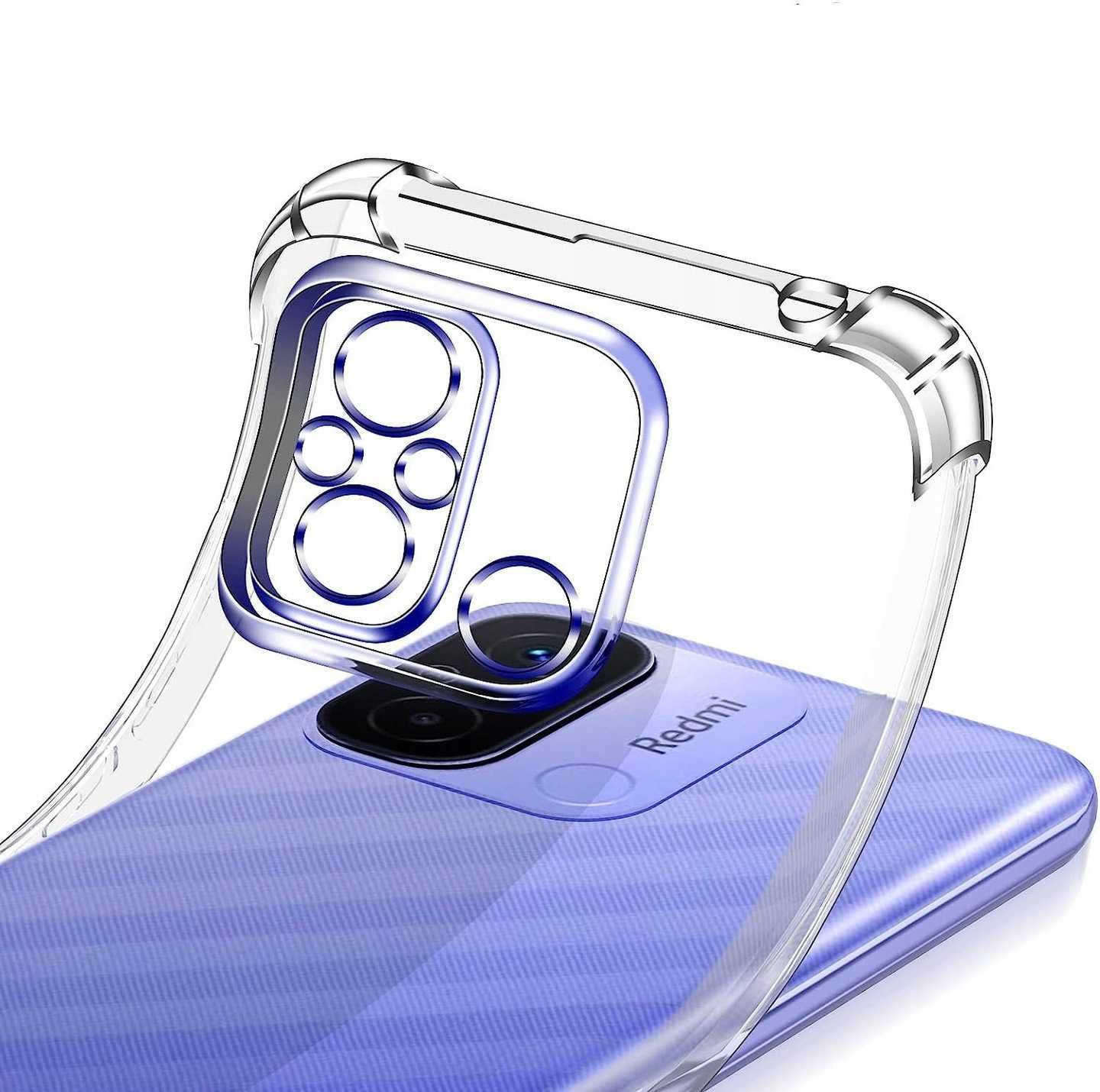Etui Anti-Shock do Xiaomi Redmi 12C + Szkło Hartowane