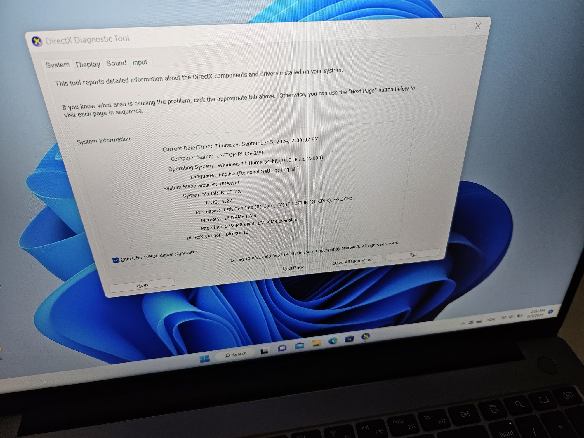 Huawei Matebook D16