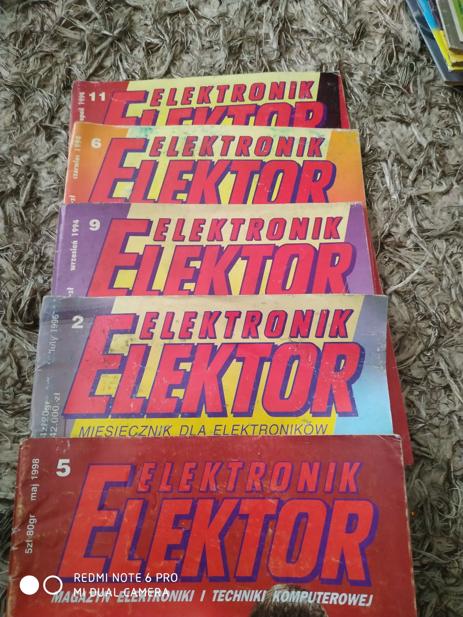 Elektronik elektor . Rocznik od 1994 do 1998