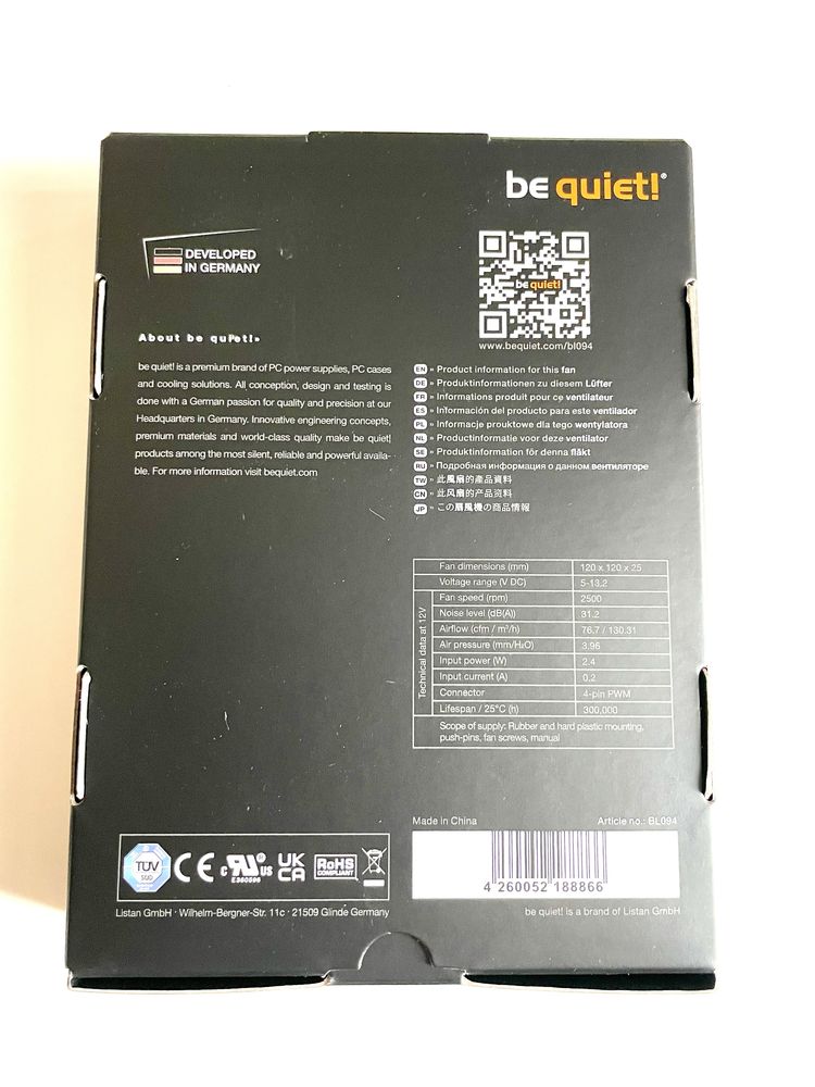 be quiet! Silent Wings 4 120mm PWM
