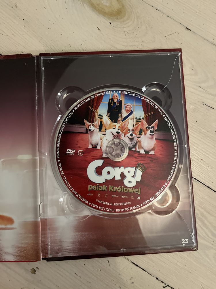 Corgi psiak Królowej film DVD
