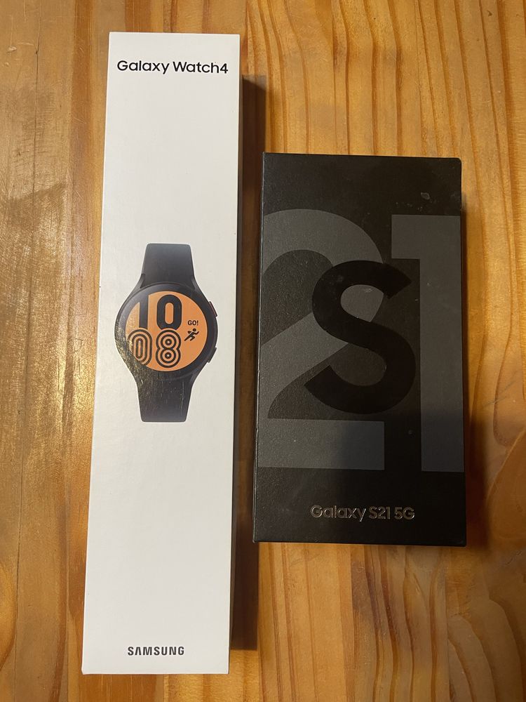 Samsung Galaxy S21 5G z zegarkiem galaxy watch 4