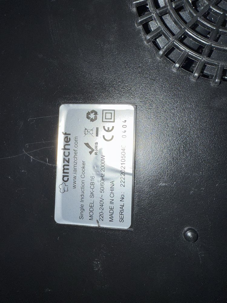 Індукційна плита Amzchef 2000w