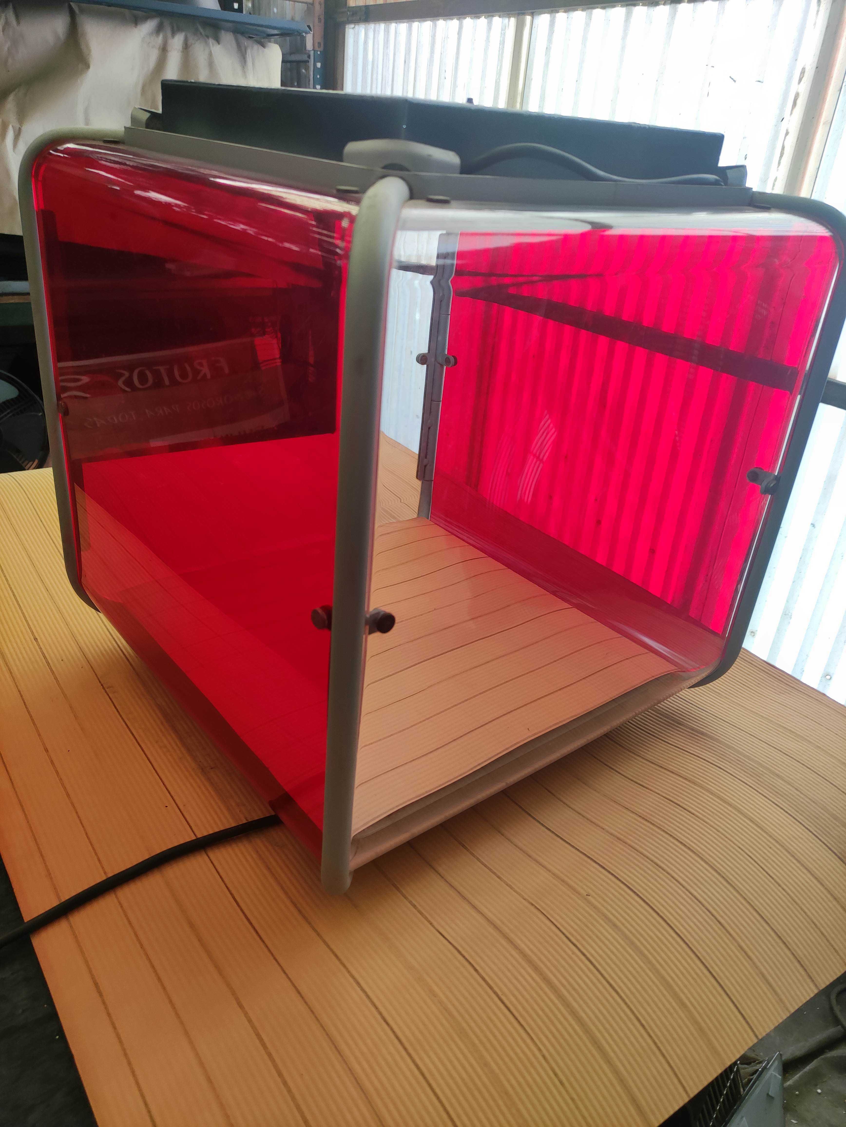 Cubos expositor com iluminação