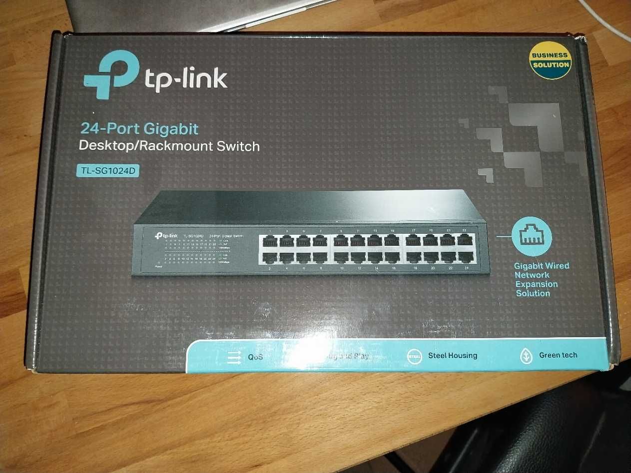 Switch de 24 portas 1 Gigabit -  TP-LINK TL-SG1024D